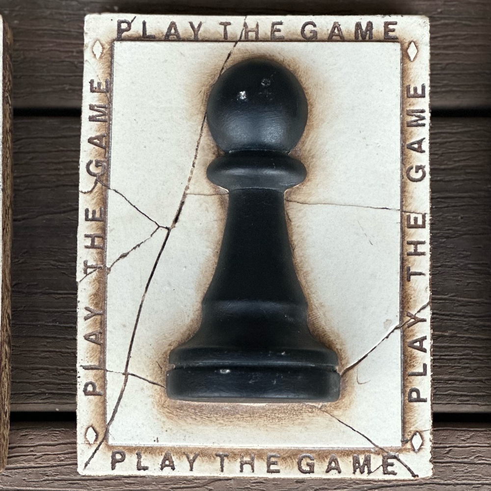 RETIRED Sid Dickens Memory Tile (T24 - Chess Pawn)